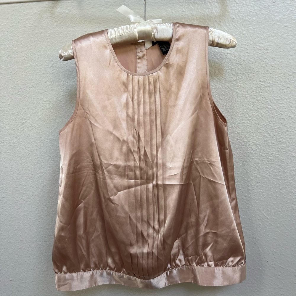 BCBGeneration Satin Sleeveless Top